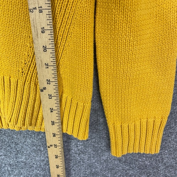 Vintage J Crew oarsman  Mockneck Sweater Women Medium Cotton Blend Knit Pullover - Picture 6 of 9